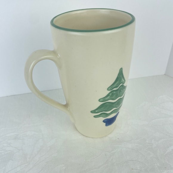 Vintage Pfaltzgraff Nordic Christmas Tree Large Latte Coffee MUG - Picture 2 of 5